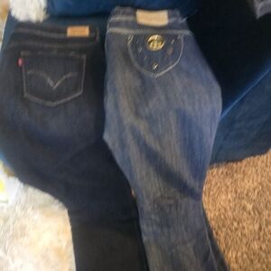 Levi's Dark Blue Denim Pants